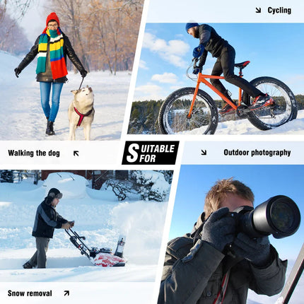 Winter Essentials | Heated Gloves for Men & Women with Waterproof Design | Touchscreen Compatible for Ultimate Warmth 4