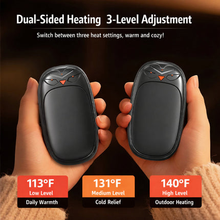 Winter Essentials | Rechargeable Electric Hand Warmers with 20-Hour Battery Life | Compact Design for Outdoor Comfort 3