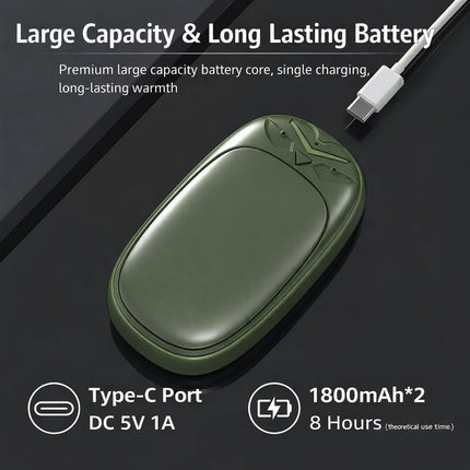 Winter Essentials | Rechargeable Electric Hand Warmers with 20-Hour Battery Life | Compact Design for Outdoor Comfort 7