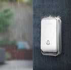 Wireless Doorbell Without Battery, Kinetic Wireless Door Chime with LED Indicator, Weather Resistant Door Bell Button