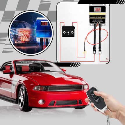 Wireless Battery Disconnect Switch | Remote Control for Vehicle Security and Battery Savings 4