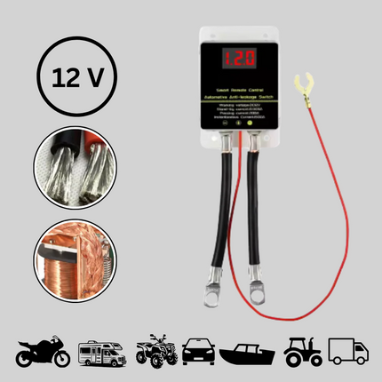 Wireless Battery Disconnect Switch | Remote Control for Vehicle Security and Battery Savings 7