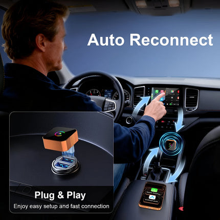 Wireless CarPlay Adapter | Mini USB Device for Effortless Connectivity | Compact Design for Seamless Vehicle Integration 3
