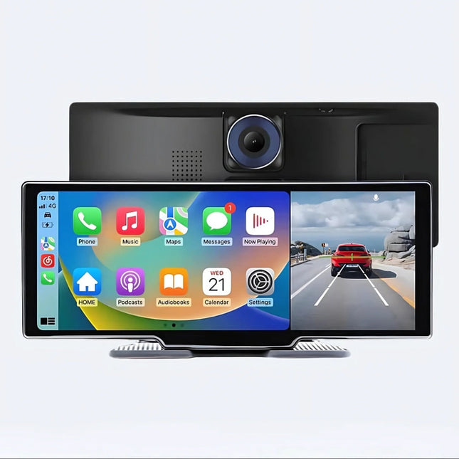 Wireless Car Tablet with Touchscreen & Navigation | Compact Entertainment Hub for Seamless Connectivity 0