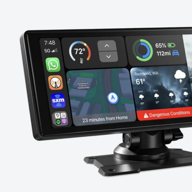 Wireless Car Tablet with Touchscreen & Navigation | Compact Entertainment Hub for Seamless Connectivity 1