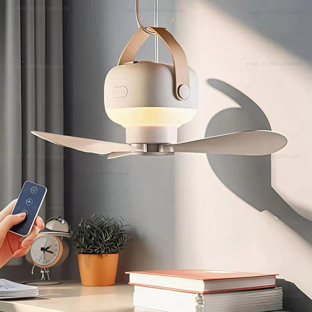 Wireless Ceiling Fan with LED Light & Remote Control | Versatile Indoor/Outdoor Comfort 0