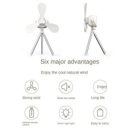 Wireless Ceiling Fan with LED Light & Remote Control | Versatile Indoor/Outdoor Comfort 3