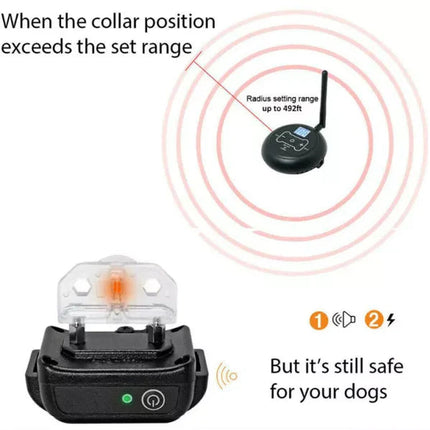 Wireless Dog Fence System | Adjustable Range & Waterproof Design for Safe Outdoor Play 4