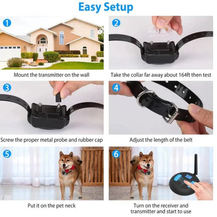 Wireless Dog Fence System | Adjustable Range & Waterproof Design for Safe Outdoor Play 8
