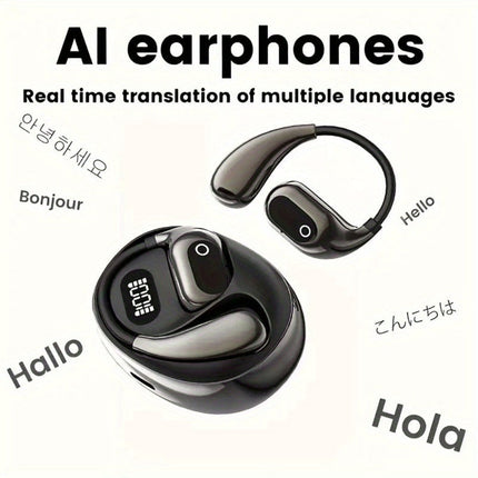 Wireless Earbuds Translator | Noise Cancelling Bluetooth Headset with Real-Time Translation | Comfortable Design for Multilingual Communication 2
