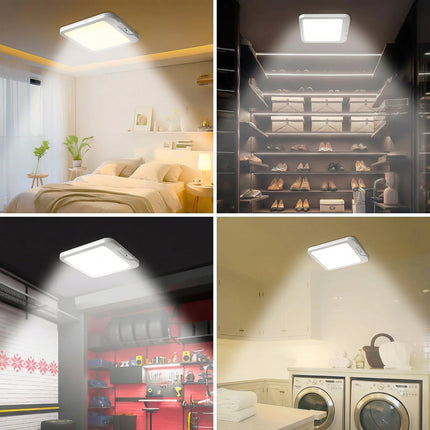 Wireless Motion Sensor Ceiling Light with 3 Color Modes | Battery Operated for Convenient Indoor Illumination 3
