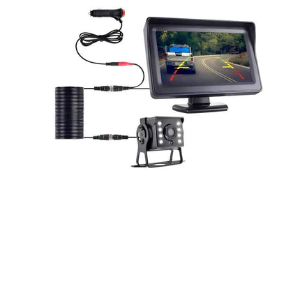 Wireless Reverse Camera System | 4.3-Inch Display with Night Vision | Enhanced Safety for Effortless Parking 0