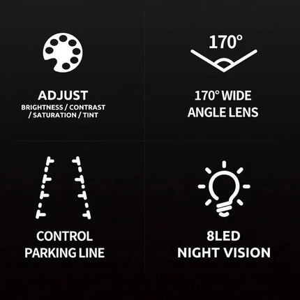 Wireless Reverse Camera System | 4.3-Inch Display with Night Vision | Enhanced Safety for Effortless Parking 2