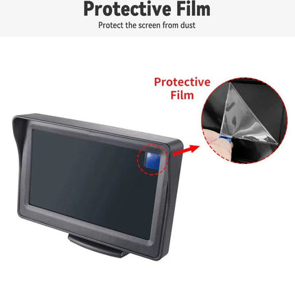 Wireless Reverse Camera System | 4.3-Inch Display with Night Vision | Enhanced Safety for Effortless Parking 5