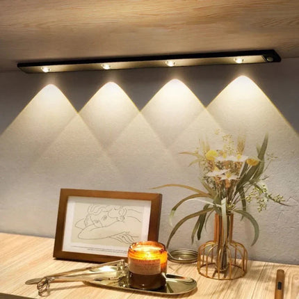 Wireless Under Cabinet LED Lighting with Motion Sensor & Adjustable Color | Perfect Ambiance for Any Space 3