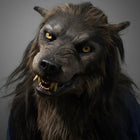 Wolf Mask | Realistic Halloween Costume Accessory with Detailed Fur Texture | Full-Face Coverage for Spooky Transformations 0