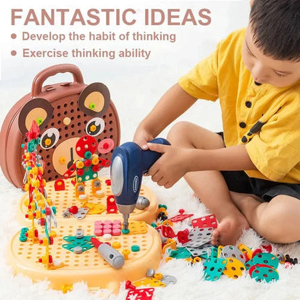 Wonder Play Ensemble | Montessori-Inspired Learning Tools with Electric Screwdriver | Engaging STEM Activities for Child Development 1