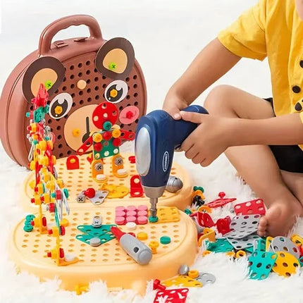 Wonder Play Ensemble | Montessori-Inspired Learning Tools with Electric Screwdriver | Engaging STEM Activities for Child Development 4