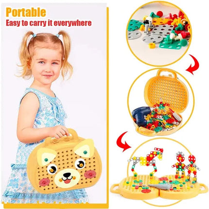 Wonder Play Ensemble | Montessori-Inspired Learning Tools with Electric Screwdriver | Engaging STEM Activities for Child Development 6