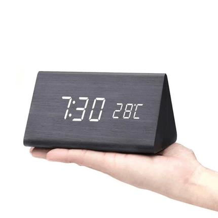 WoodSense | LED Wooden Clock with Voice Control & Adjustable Brightness | Elegant Time Display for Any Room 13