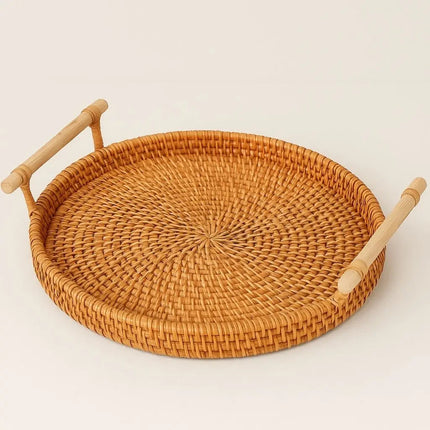 Handwoven Decorative Tray for Kitchen and Living Room – image 8