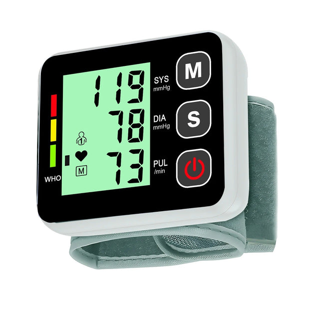 Wrist Blood Pressure Monitor with Automatic Cuff Inflation | Accurate Readings for Home Health Management 0