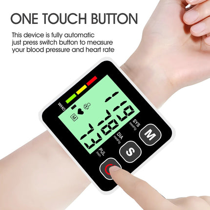 Wrist Blood Pressure Monitor with Automatic Cuff Inflation | Accurate Readings for Home Health Management 3
