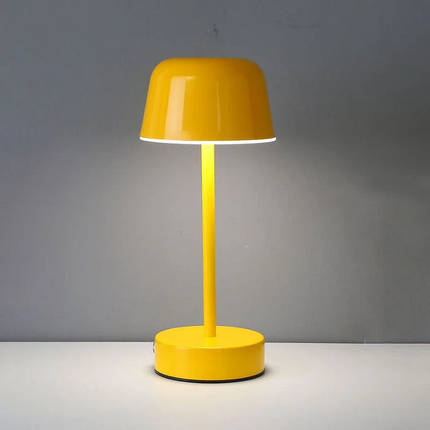 Dimmable Table Lamp with Rechargeable Design and 3 Light Settings | Modern Metal Lamp for Eye Comfort and Ambiance