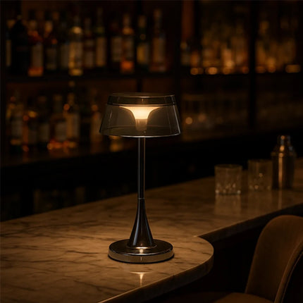 Modern Table Lamp with Adjustable Brightness | Cordless Acrylic Lighting for Versatile Home Decor