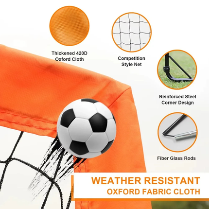 Youth Soccer Training Goal | Portable 4' x 3' Lightweight Design for Easy Setup 3