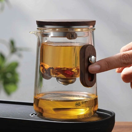 Travel Tea Set, Glass Tea Set with Case for Camping and Travel – image 5