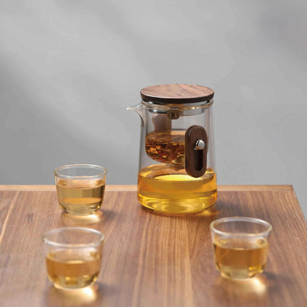 Travel Tea Set, Glass Tea Set with Case for Camping and Travel – image 9