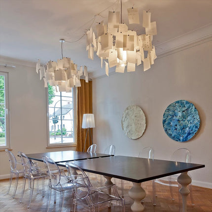 Zettel | DIY Chandelier with Customizable Panels | Unique Indoor Lighting for Personalized Style 5