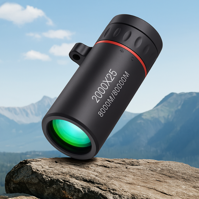 ZoomXpert | High-Powered Telescope with 2000x25 Magnification | Compact Design for Outdoor Adventures 0