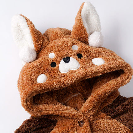 Red Panda Pajamas Set for Women, Womens Pajama Set with Hooded Robe and Tail – image 8