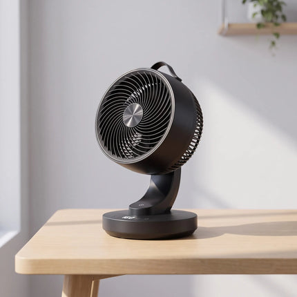 Zyklo | Battery Powered Desk Fan with Adjustable Angle & Quiet Operation | Space-Saving Design for Comfort 3