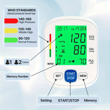 Wrist Blood Pressure Monitor, Blood Pressure Machine Wrist – image 8