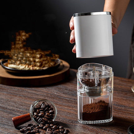 Portable USB Rechargeable Electric Coffee Grinder with Ceramic Burr | Precision Grinding for Fresh Coffee Anywhere