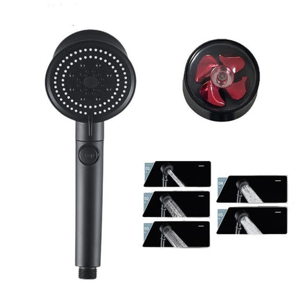 Silicone Self-Cleaning Shower Head with 5-Speed Adjustment | High-Pressure Shower Experience for Ultimate Relaxation
