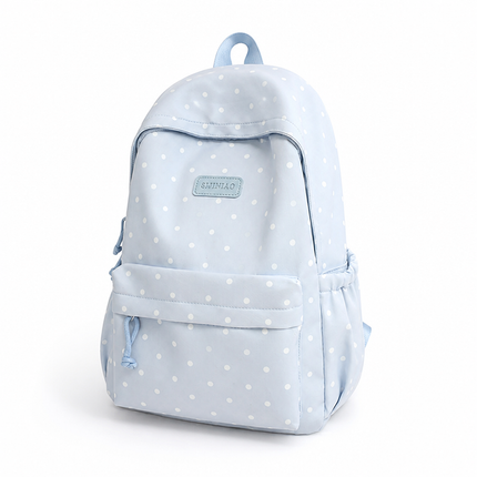 Lightweight Polka Dot Backpack with Large Capacity – image 7