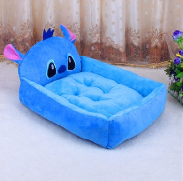 Dog Bed with Removable Washable Cover & Cartoon Design | Cozy Nest for Large Breeds like Golden Retrievers