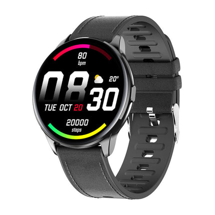 Smart Watch with IPS Touch Screen & Silicone Strap | GPS & Health Monitoring for Fitness Tracking