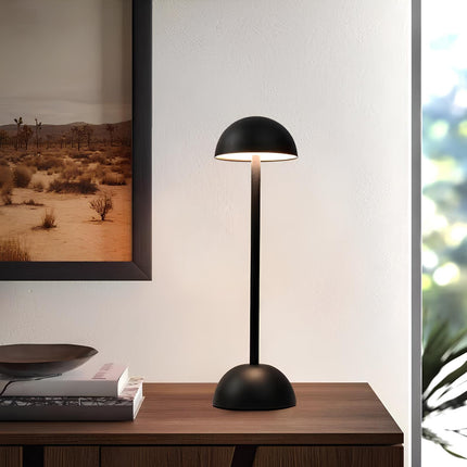 Cordless Nordic Minimalist Table Lamp with Dimmable Lighting | Sleek Iron Design for Cozy Atmospheres