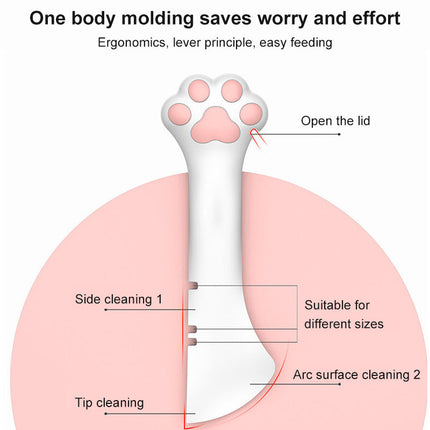 Multifunction Pet Canned Spoon & Jar Opener with Unique Design | Easy Feeding for Maximum Food Retrieval