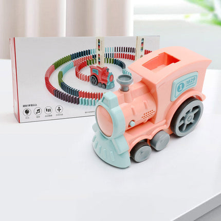 Automatic Domino Train Toy with Interactive Steering | Fun Learning Tool for Kids' Coordination and Creativity