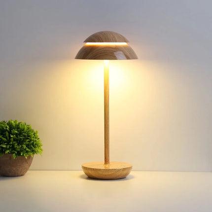 Cordless Scandinavian Table Lamp with Touch-Controlled Dimming | Rechargeable Lighting for Home Decor