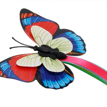 Whirling Flash Butterfly Cat Toy with Auto-Rotating Feature | Interactive Play for Active Cats