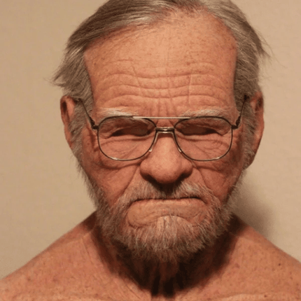 Realistic Halloween Masks, Latex Old Man Mask – image 4