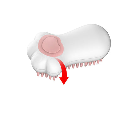 Soft Pet Shower Brush for Cats with Gentle Bristles | Ergonomic Design for Comfortable Grooming and Bonding