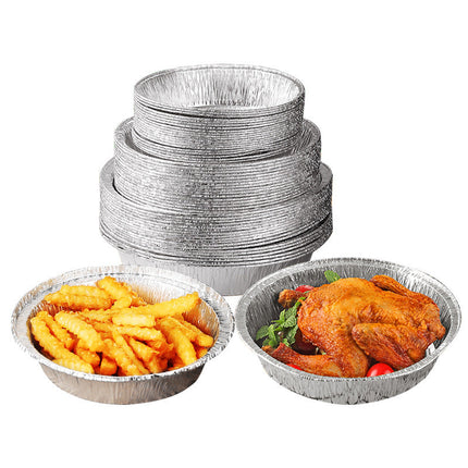 Durable Aluminum Foil Liners for Air Fryers | Non-Stick, Waterproof, and Easy Cleanup for Hassle-Free Cooking